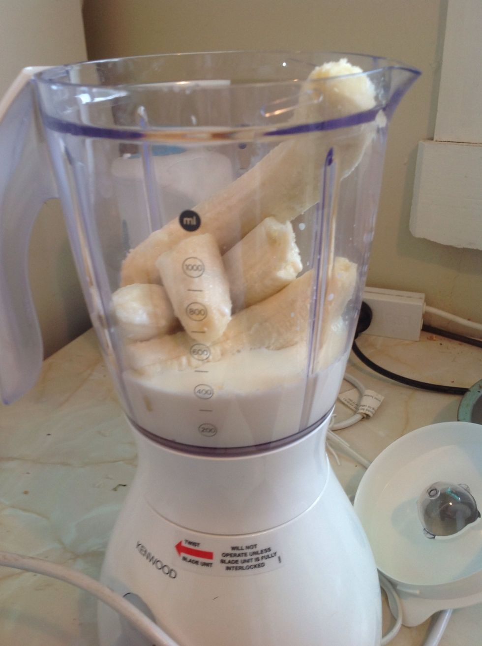 Add COLD milk, the more you add, the less thick it get.