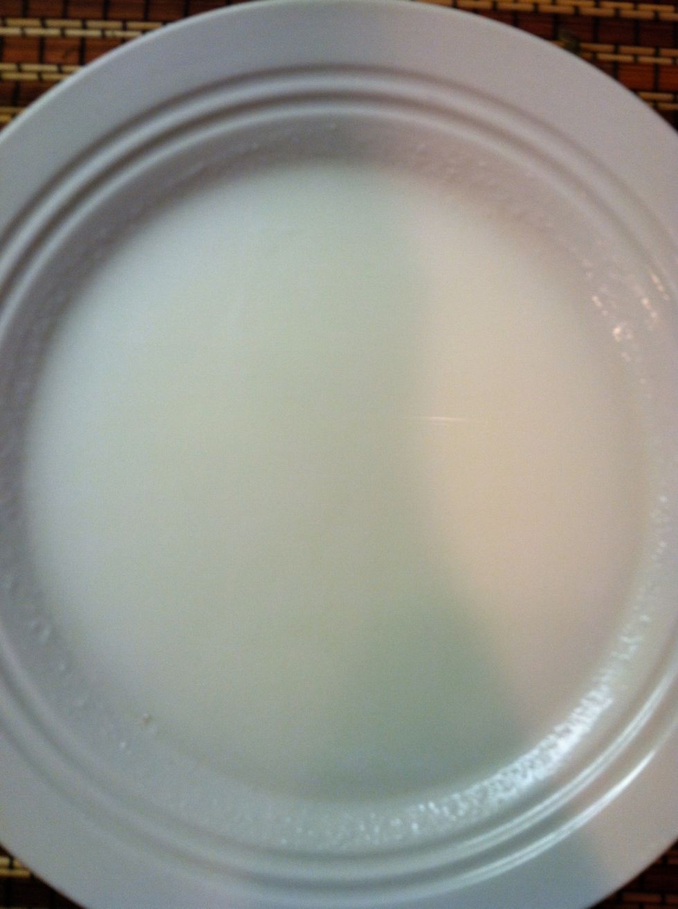 Add cold water...stir and watch consistency. I prefer my drink thicker, so I add very little water.
