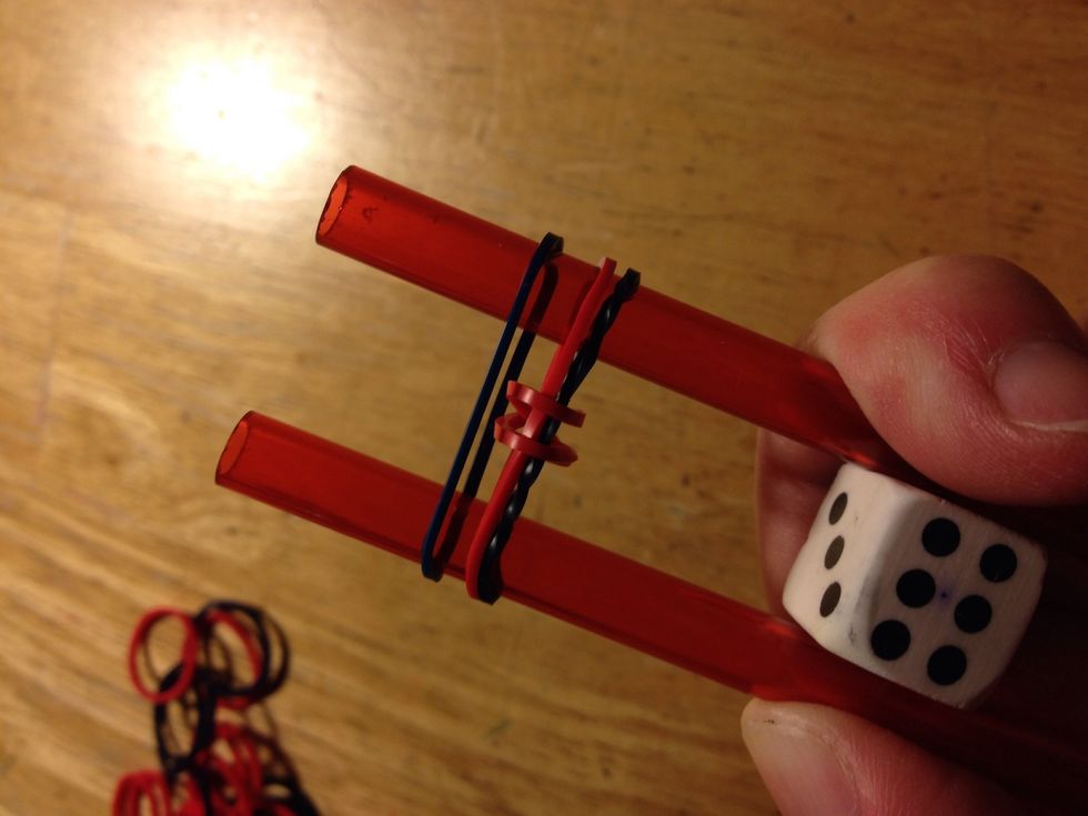 Add color so there are two of the same so that bottom band matches top band each time.