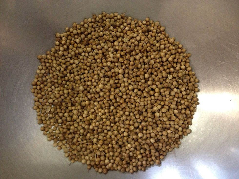 Add coriander seeds