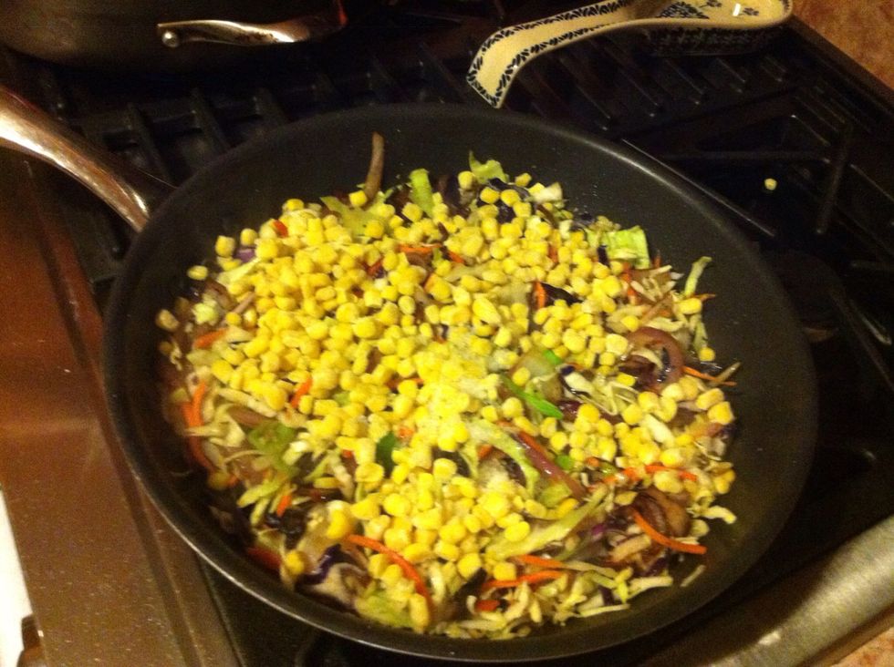 Add corn and cook until just thawed and warmed through.