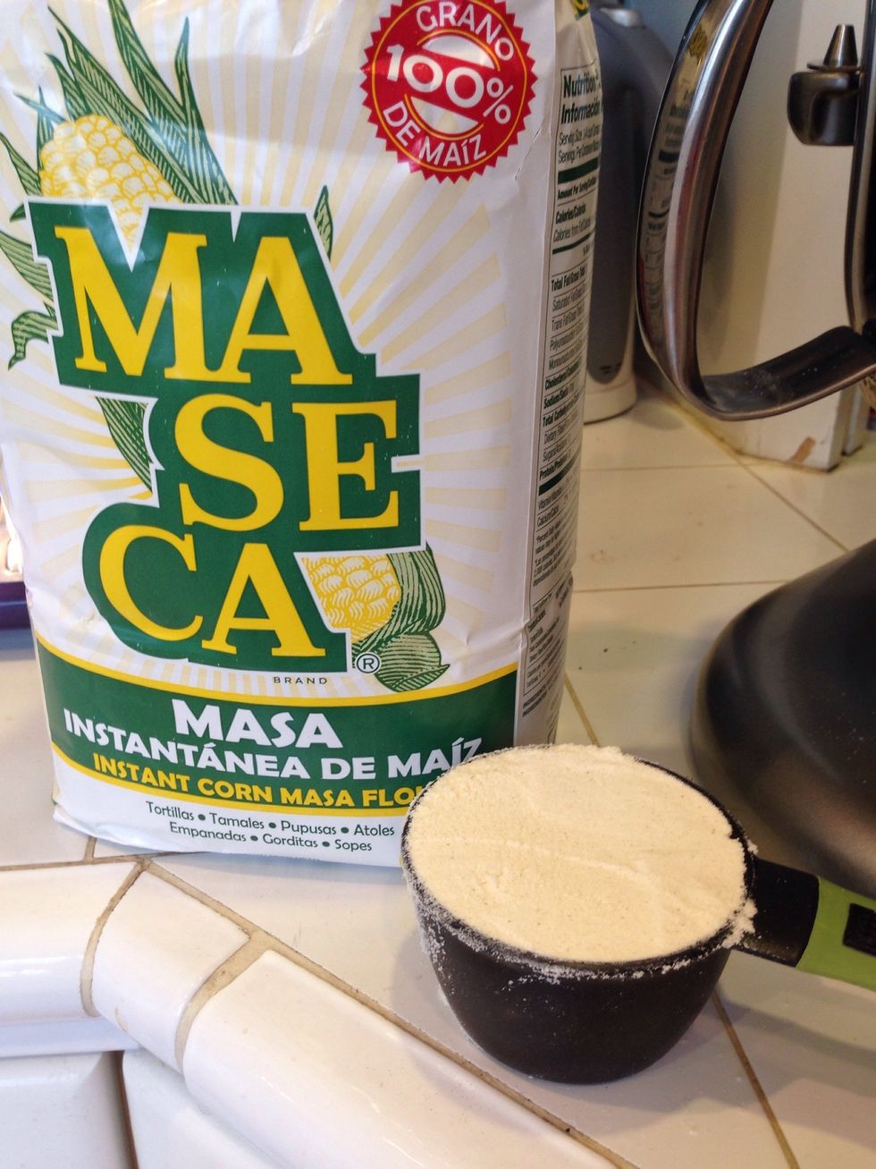 Add corn flour and mix well.