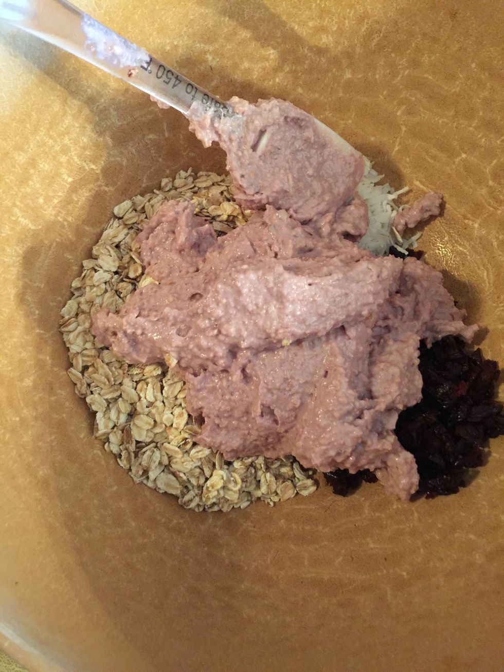 Add cream cheese. Mix well