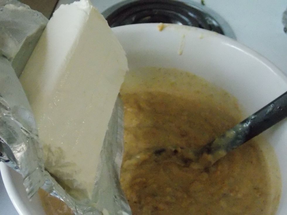 Add cream cheese.