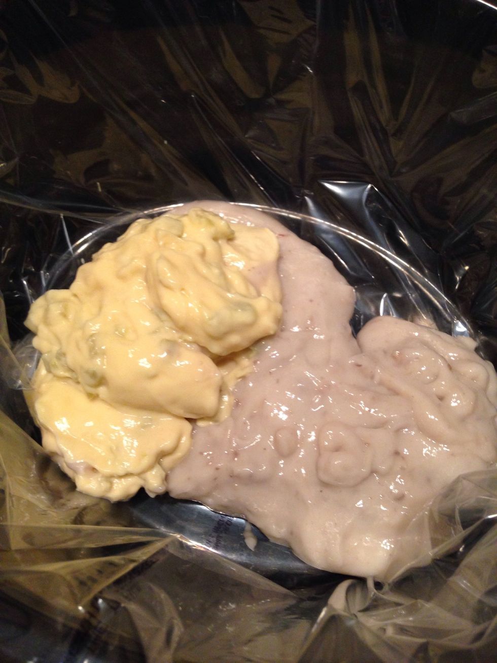 Add cream of celery soup.