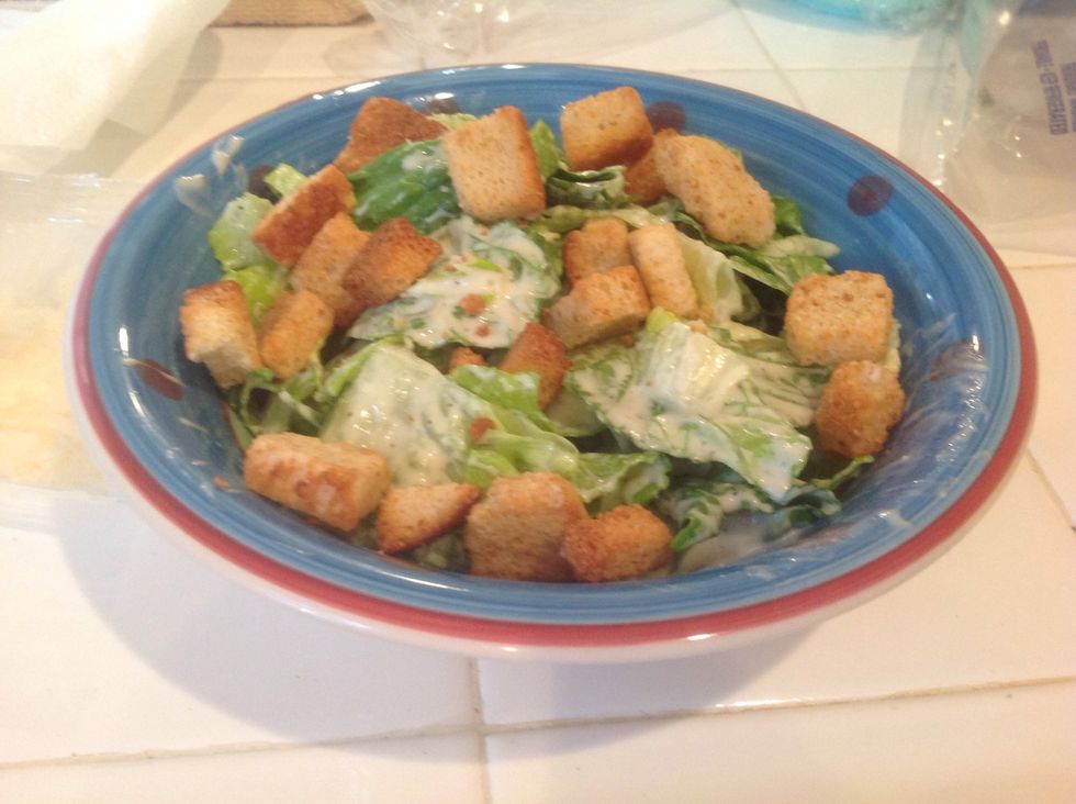 Add croutons. YUMMY! ;)