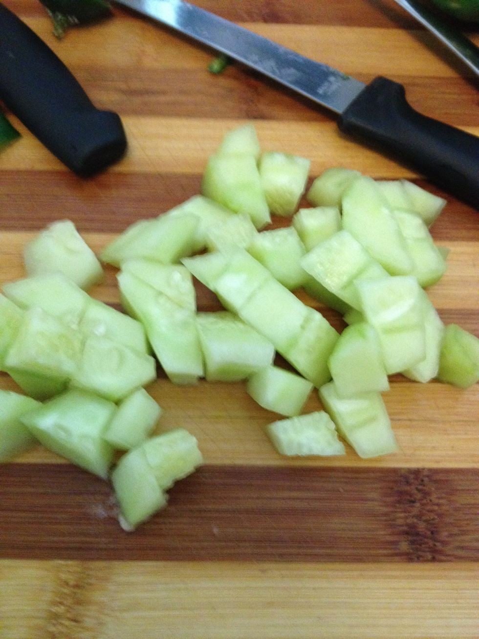 Add cucumbers