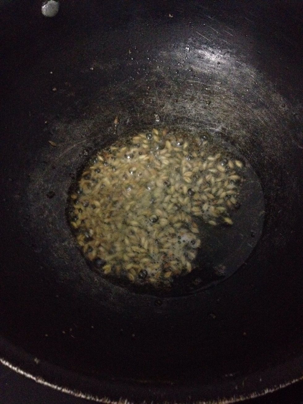 Add cumin seeds