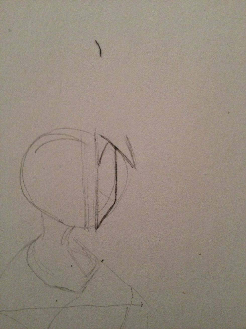 Add curved hair