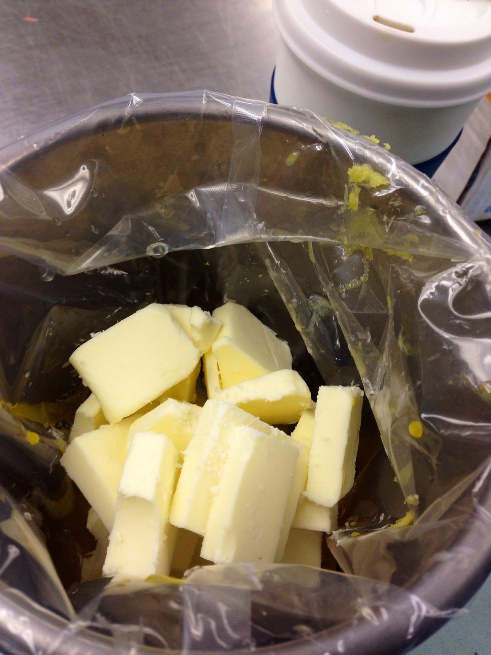 Add cut up butter