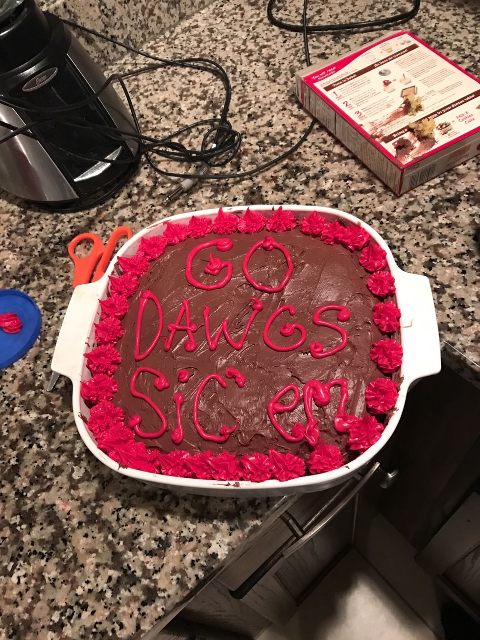 Add decorating icing and cool design