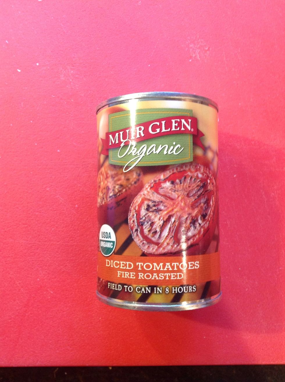 Add diced tomatoes to saut\u00e9d celery and shallot plus one can of water to deglaze casserole.