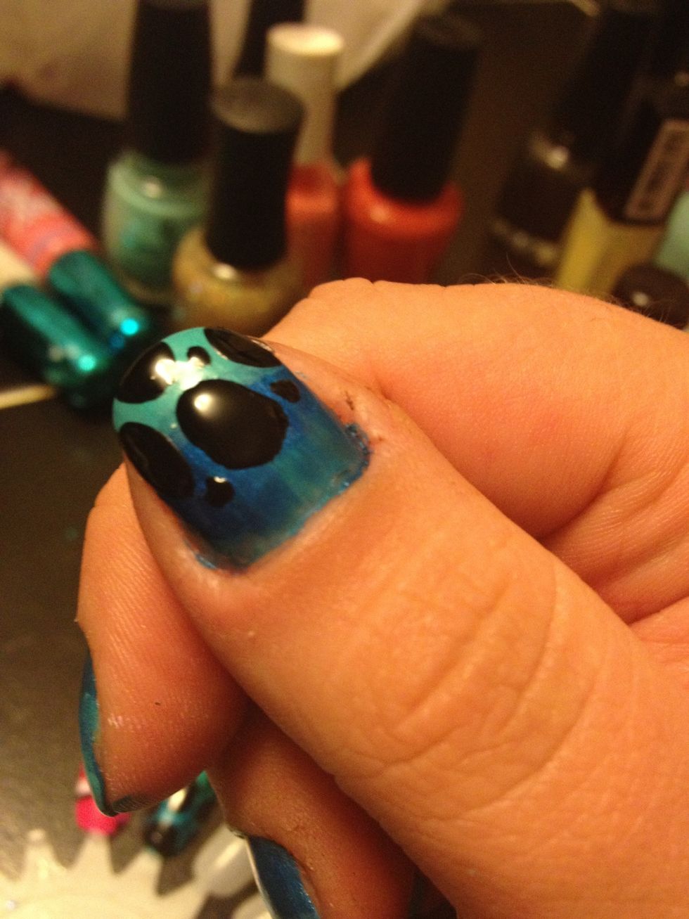 Add dots around it, big and small :)