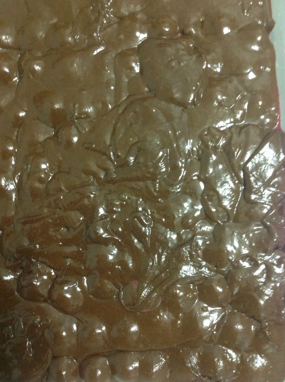 Add dough to cherries