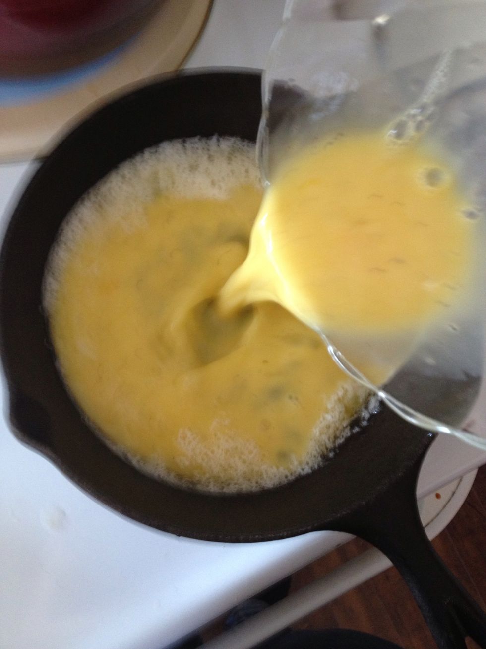 Add egg mixture.