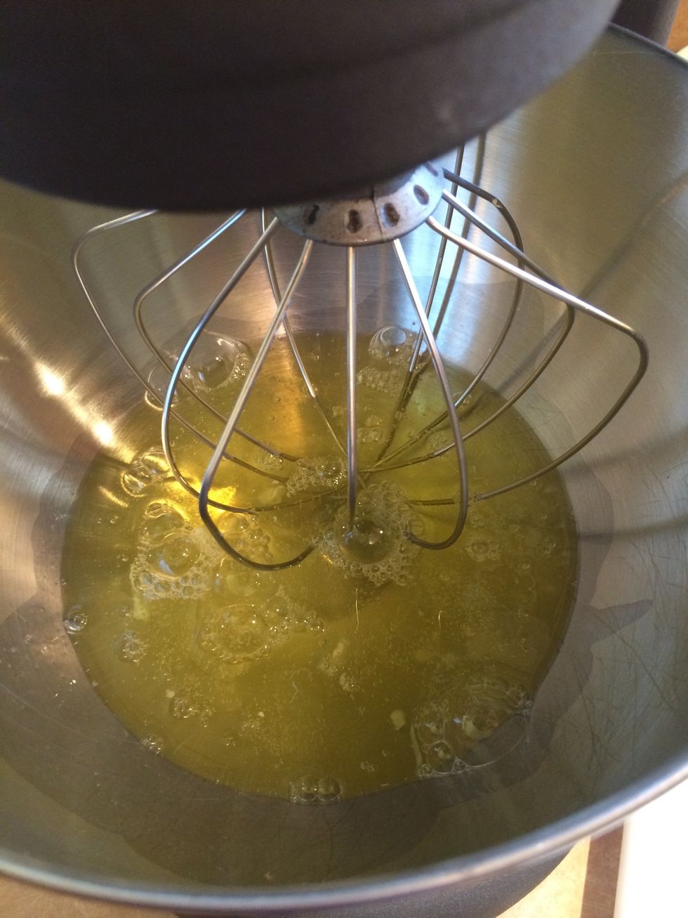 Add egg whites to mixing bowl.