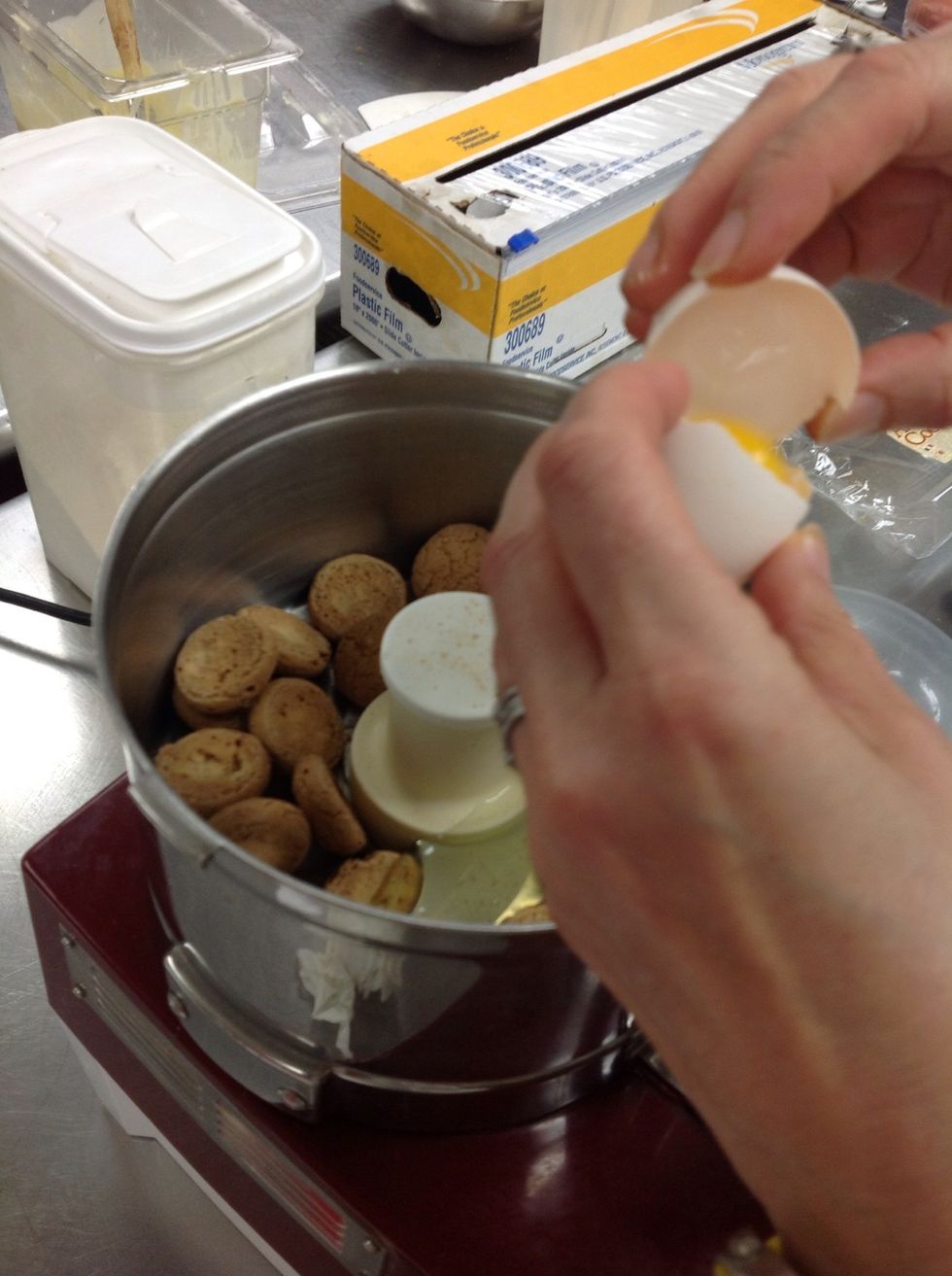 Add egg whites.