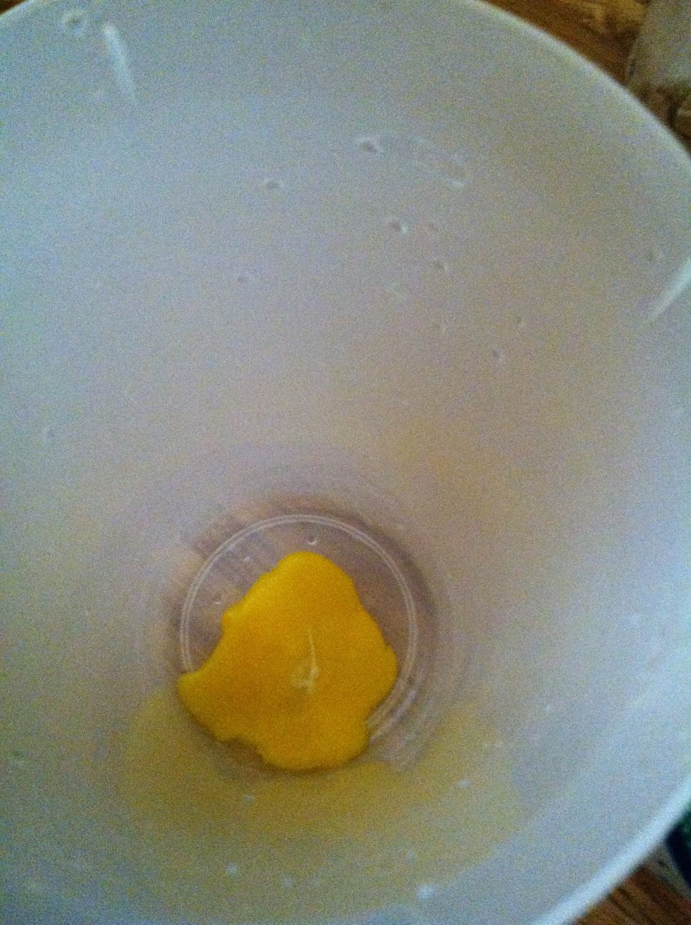 Add egg yolk