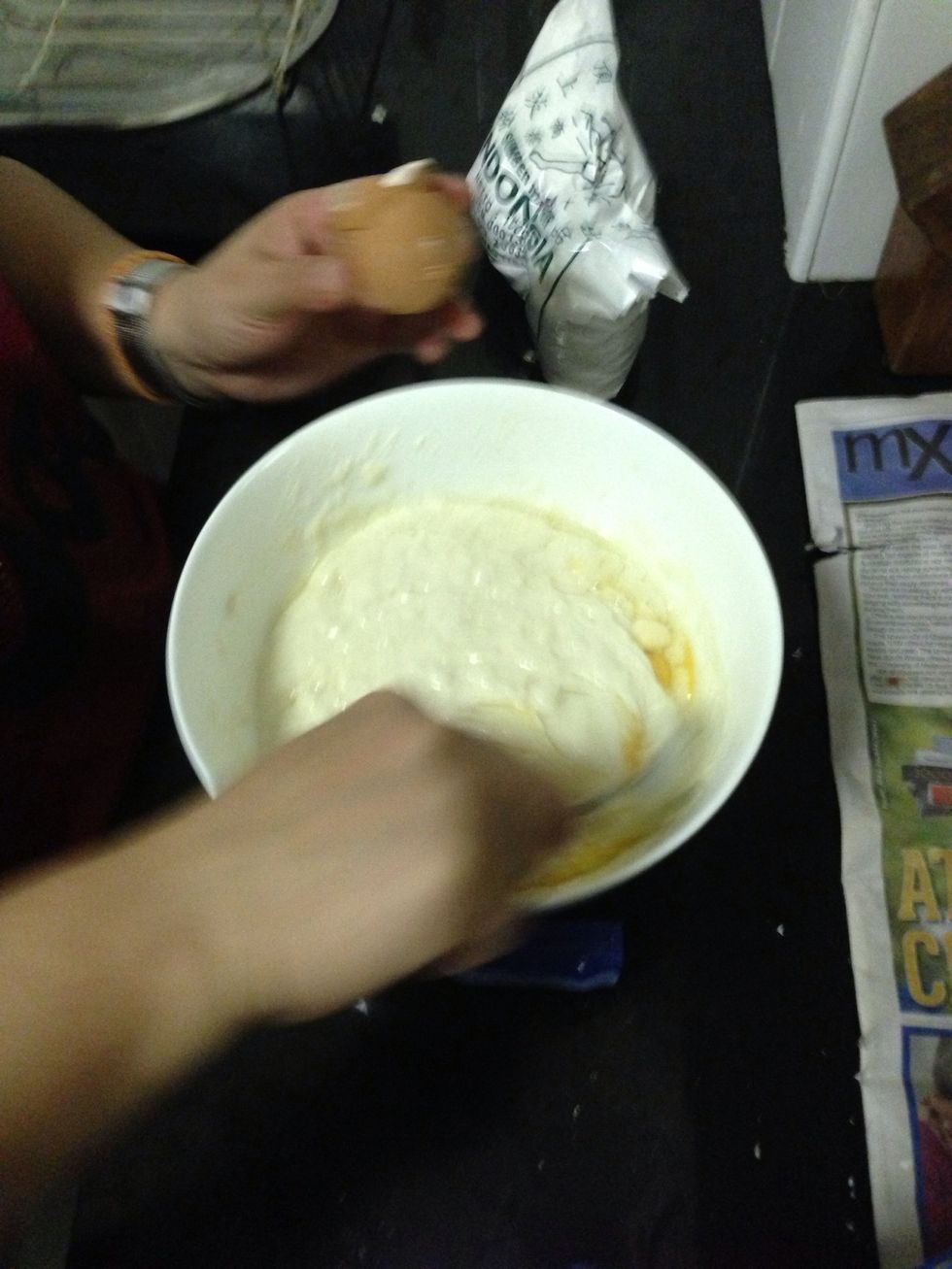 Add egg