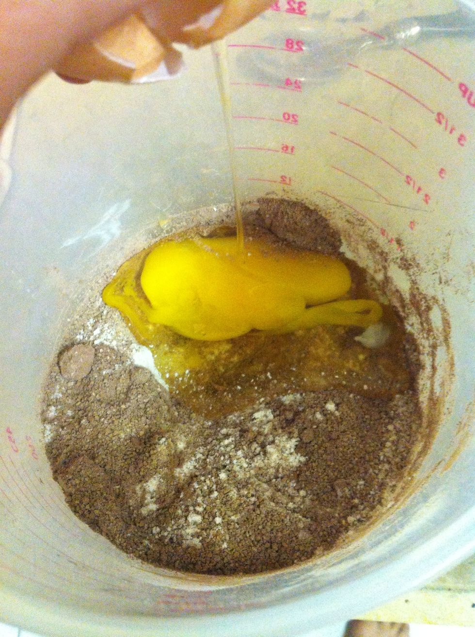 Add egg....