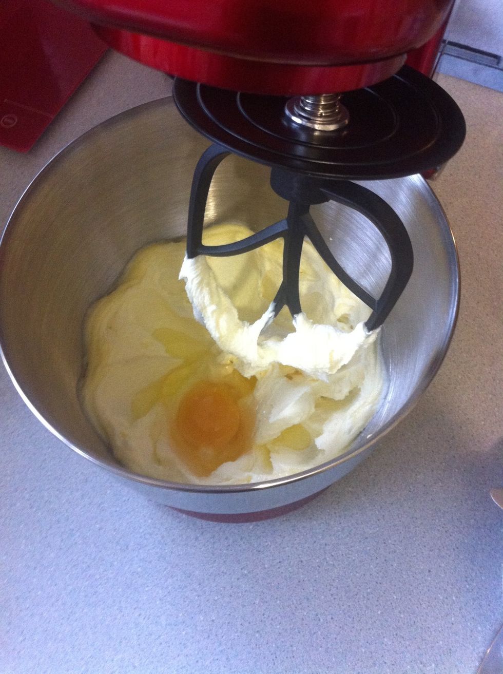 Add eggs, one by one, beating lightly after each addition.