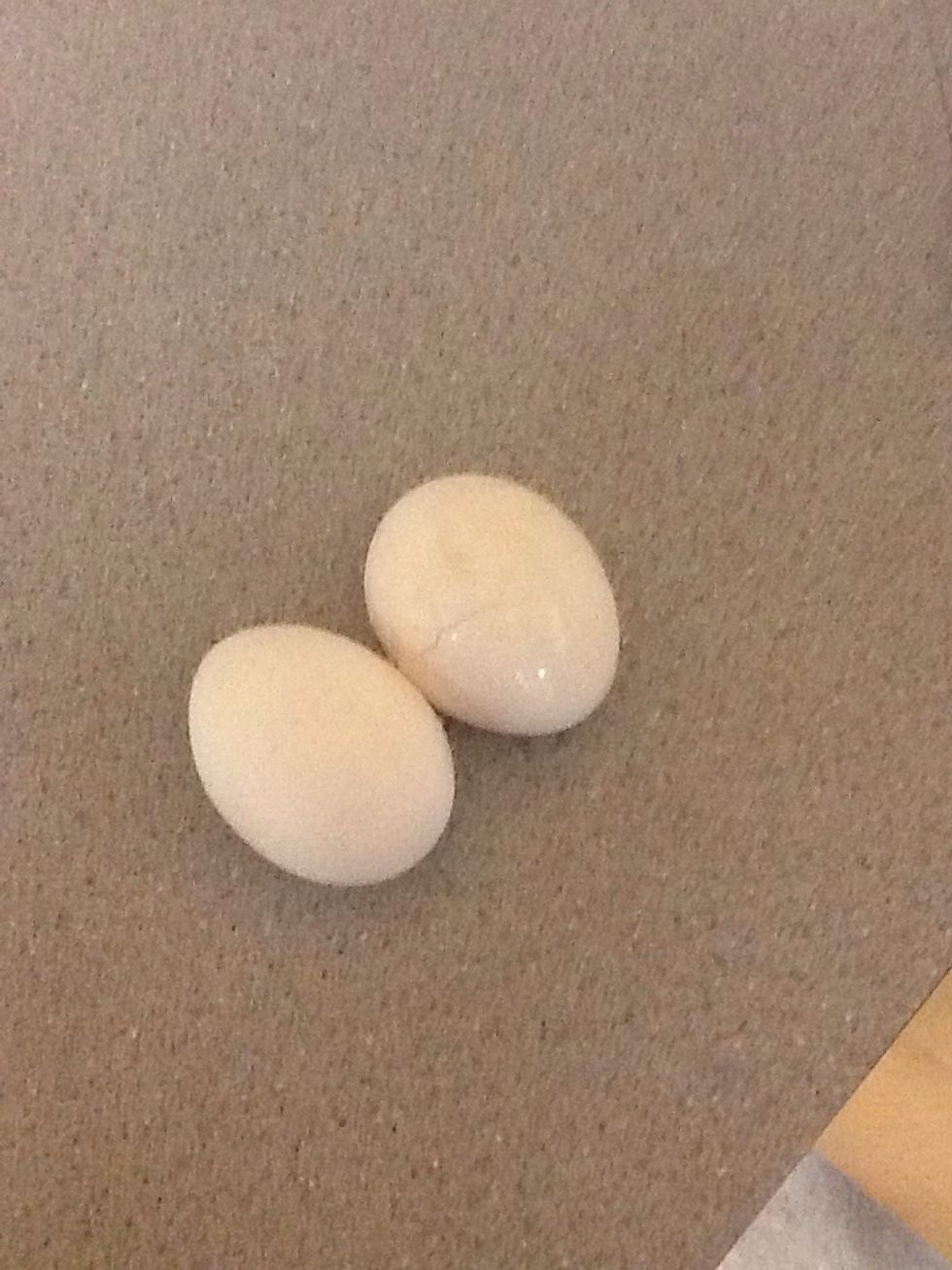 Add eggs to cream cheese mixture