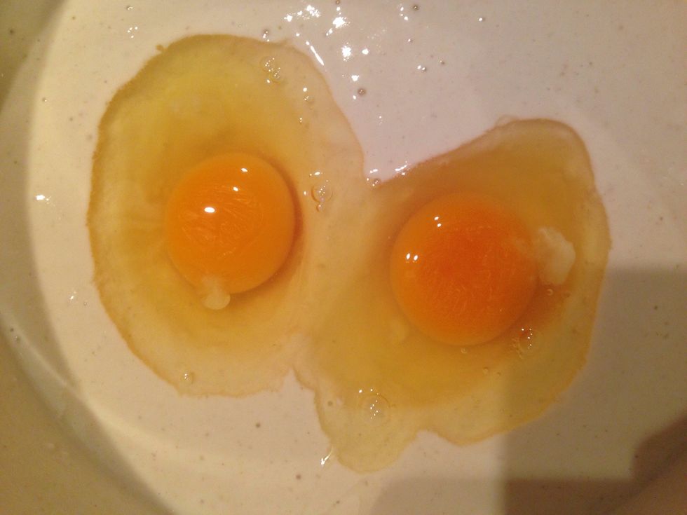 Add eggs.