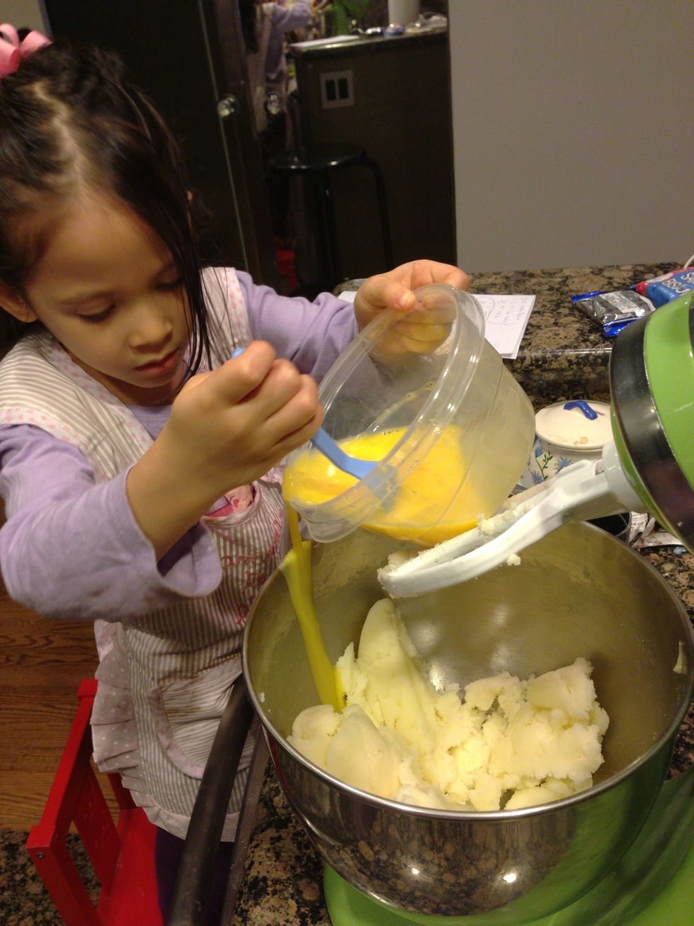 Add eggs