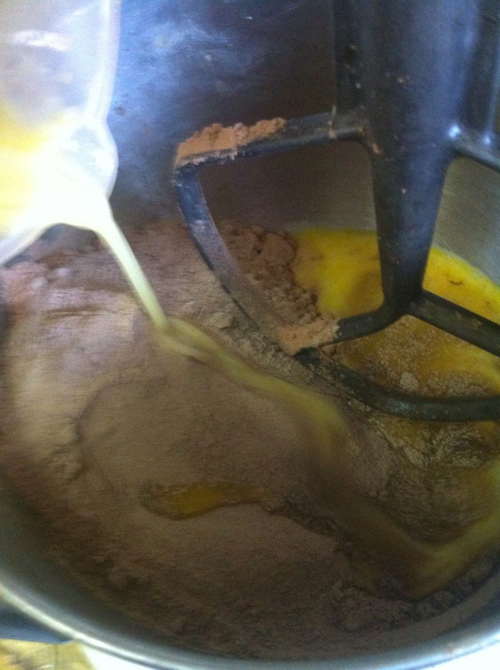 Add eggs....