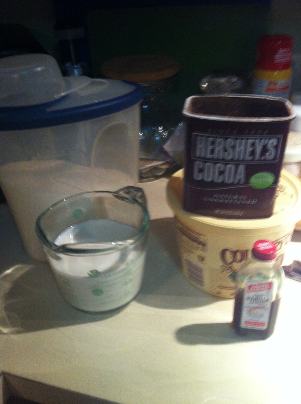 Add everything into the pot EXCEPT peanut butter and oats