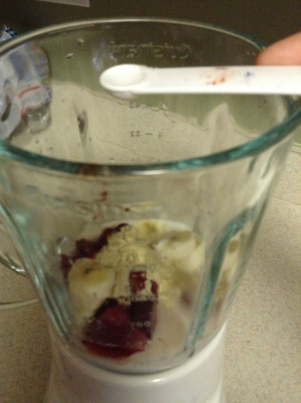 Add extract. Turns out I didn't have vanilla so I used almond.