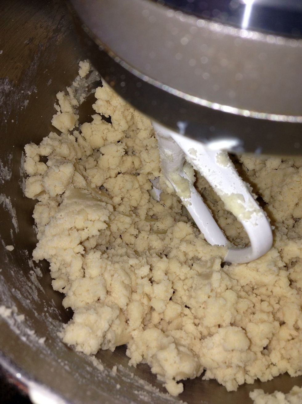 Add flour. Mix