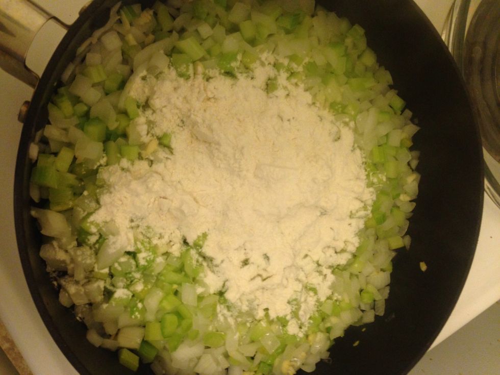 Add flour.