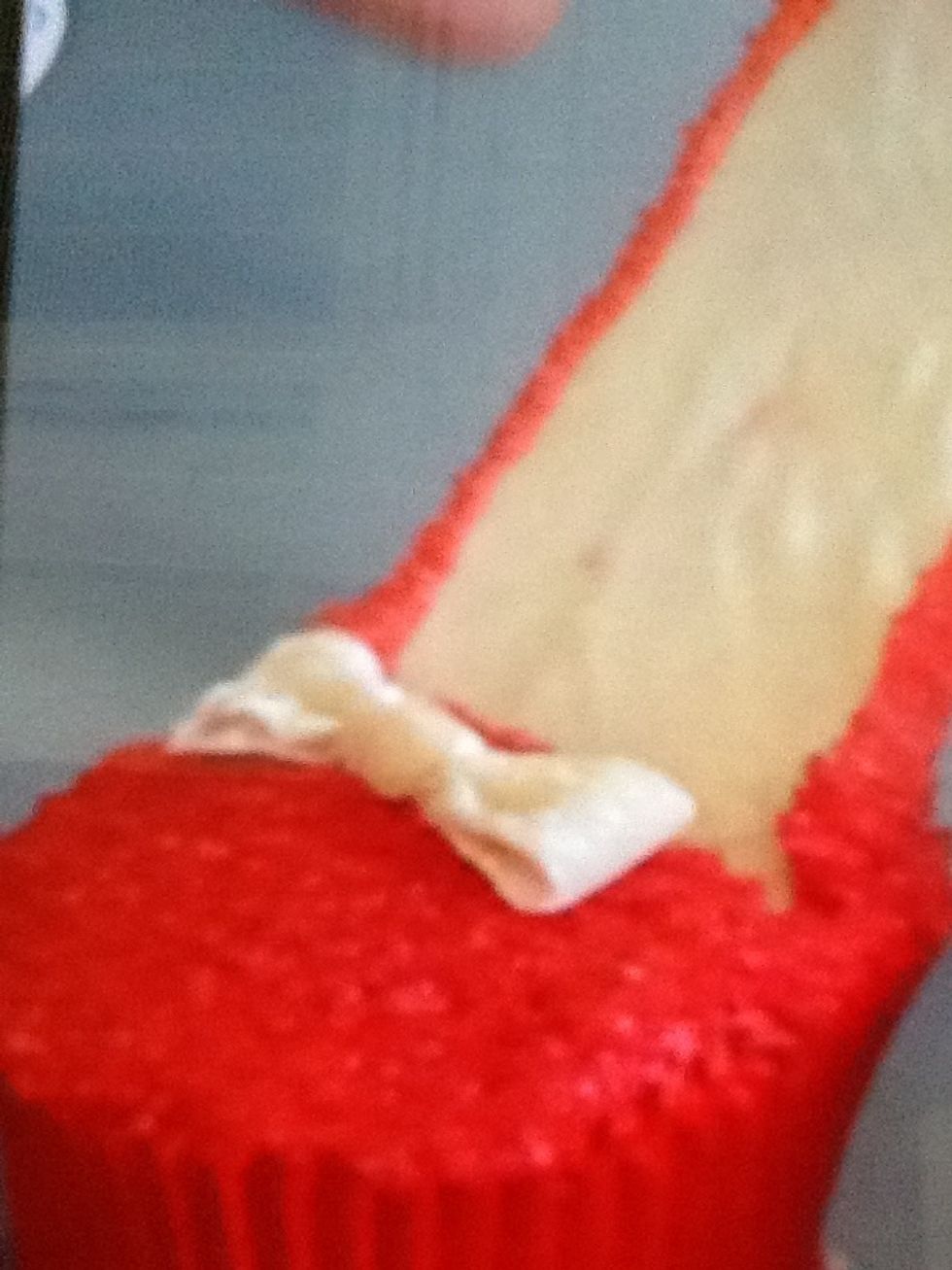 Add fondant bow or your own decorations, make it your own