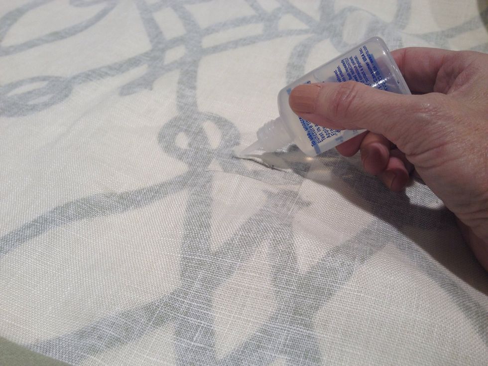 Add Fray Check to the raw edges.