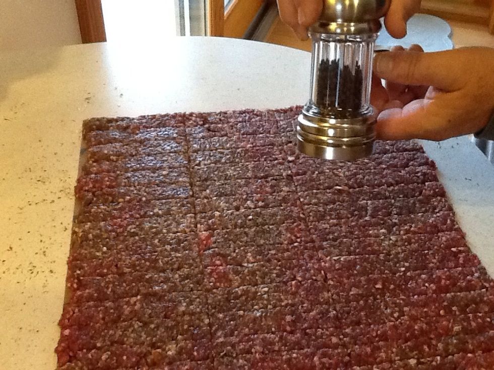 Add freshly ground pepper.