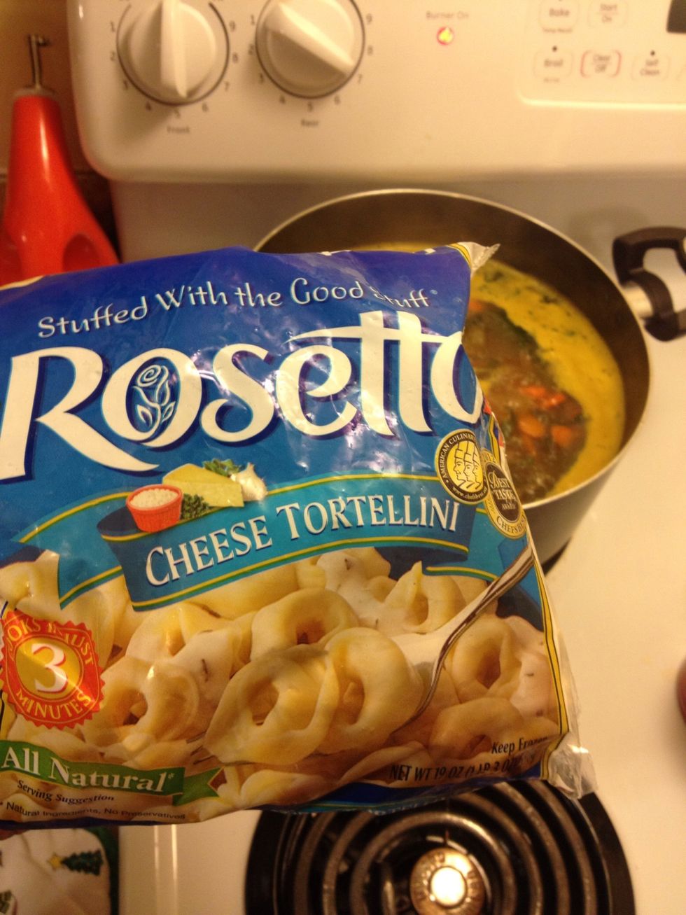 Add frozen tortellini
