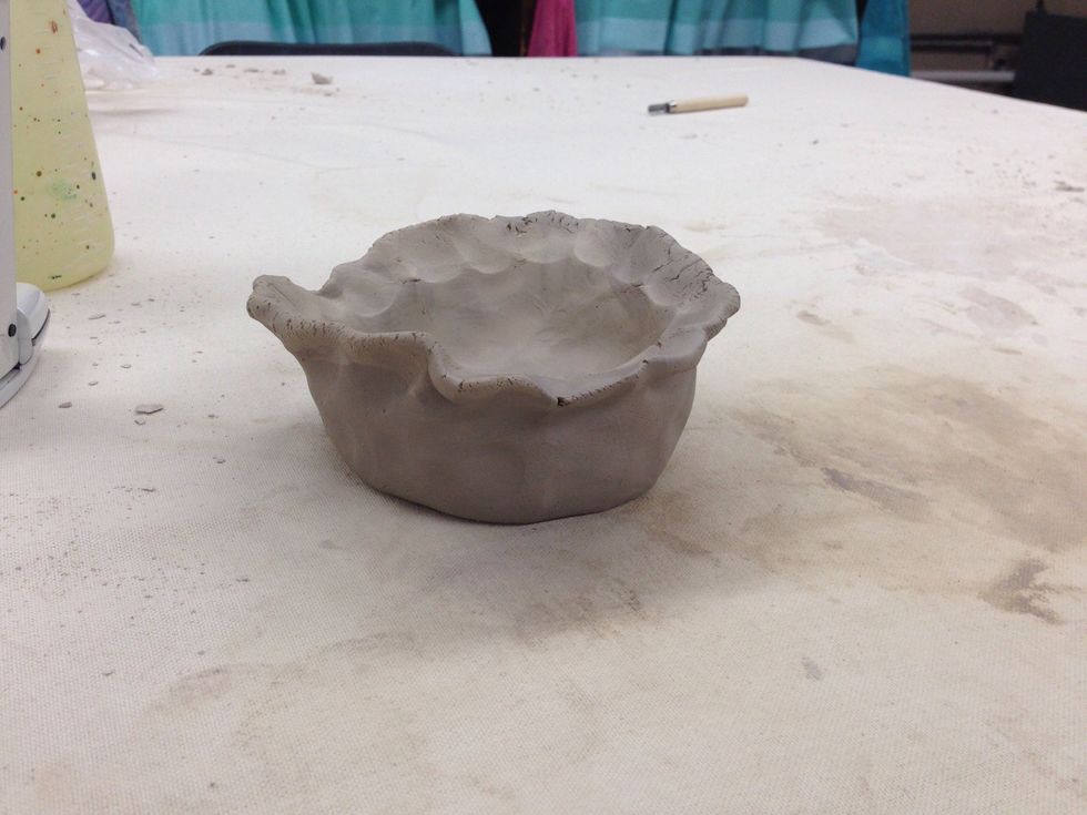 Add fun edges or designs to the sides, Pinch pots have endless ways of forming.