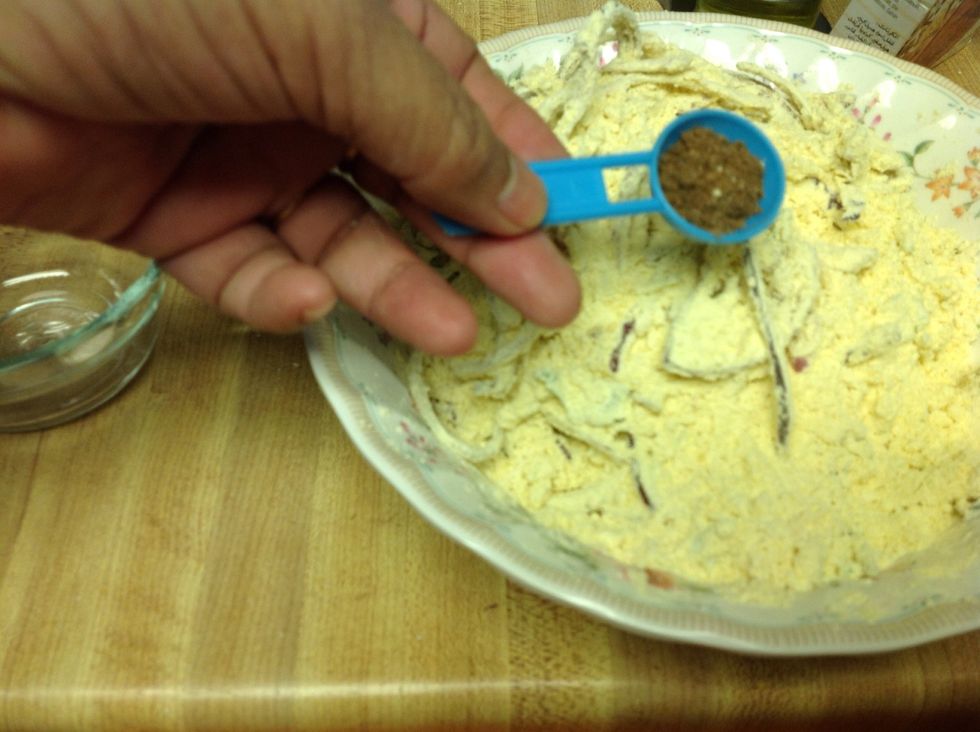 Add garam masala (blend of ground spices) or curry powder