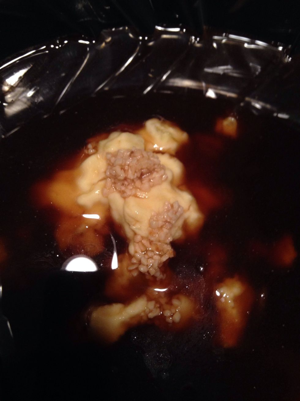 Add garlic. (If you like garlic, you can add more.)