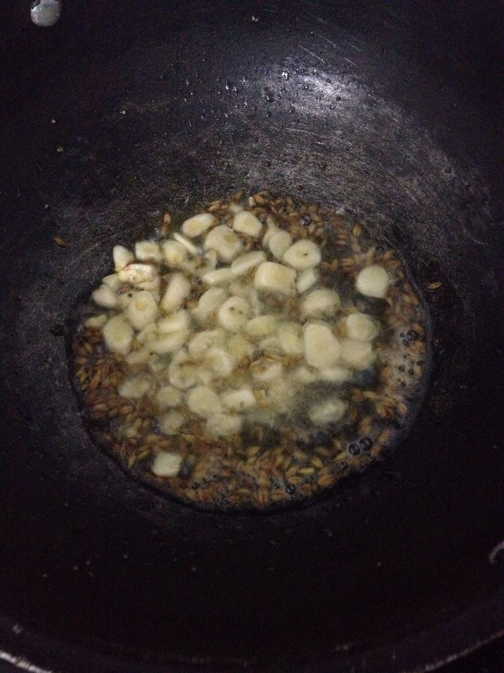 Add garlic. This didh needs lot of garlic