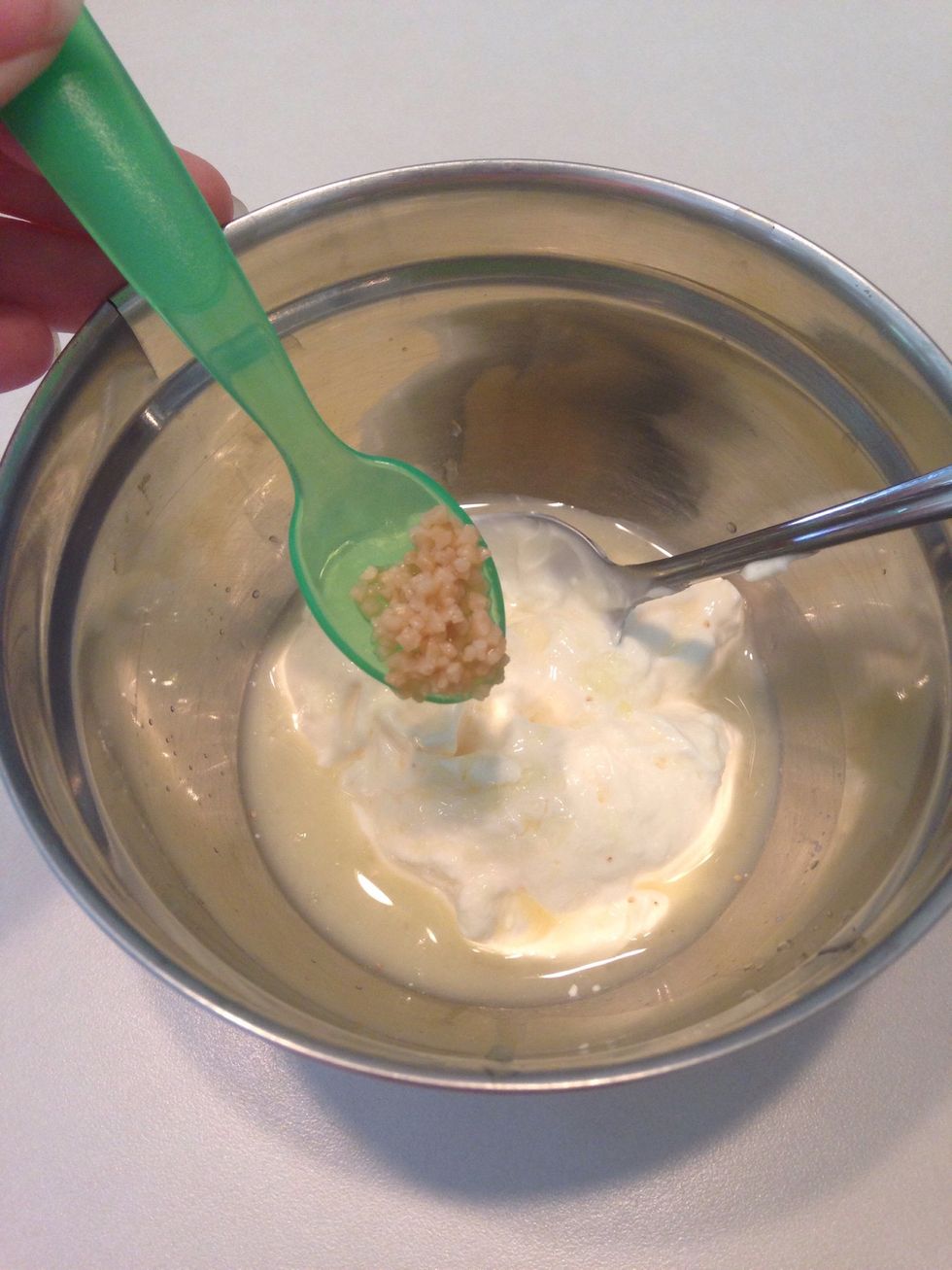 Add garlic.