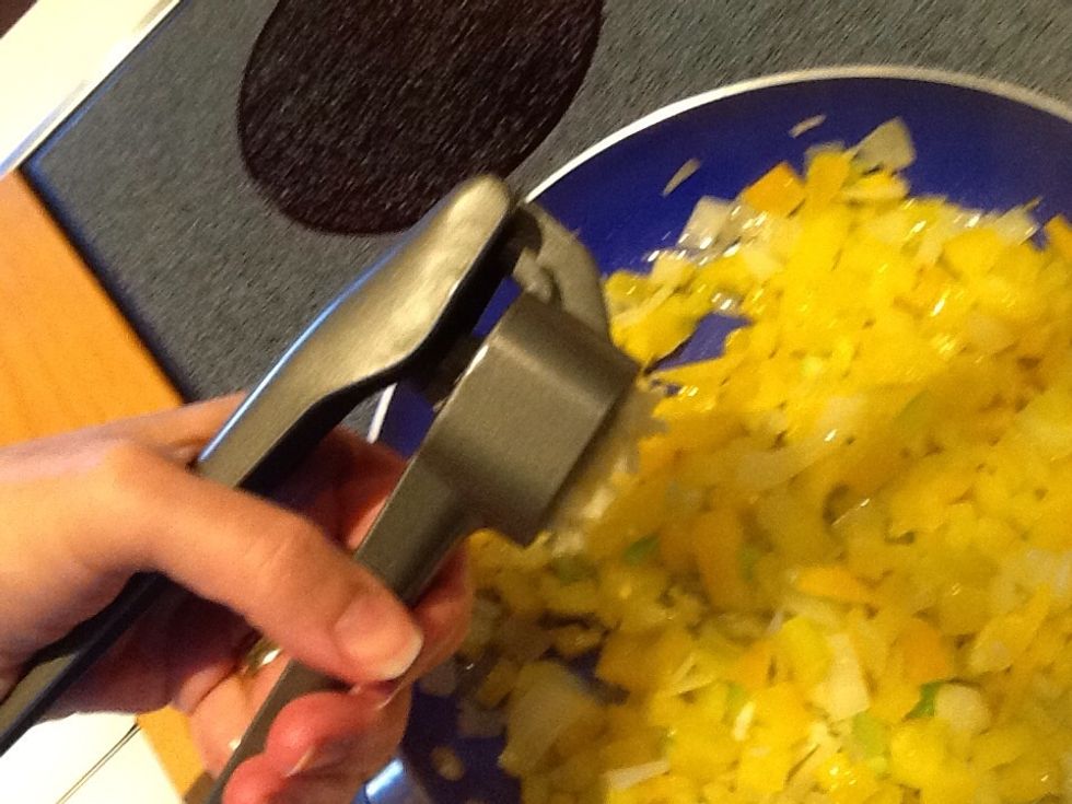 Add garlic.
