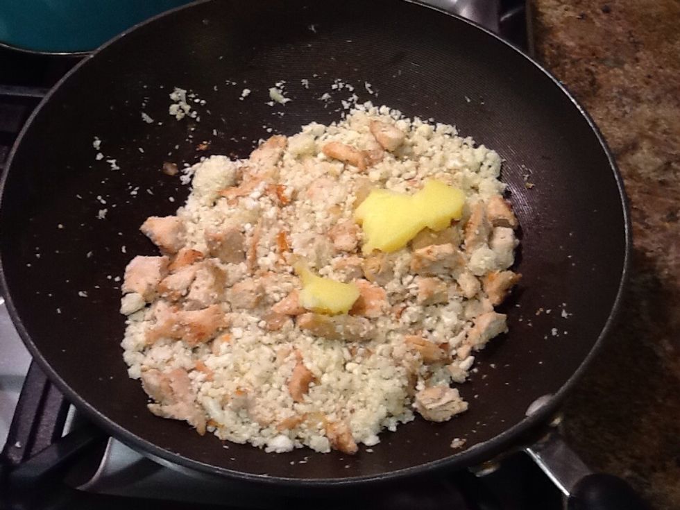 Add ghee to the mix.