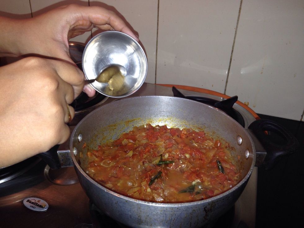 Add ginger paste.