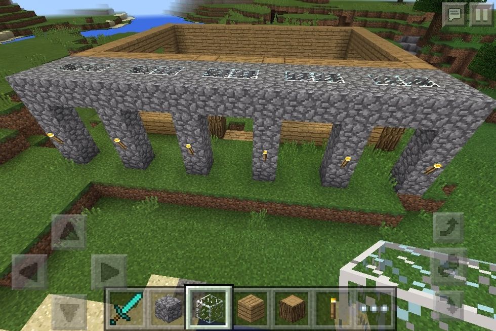 Add glass