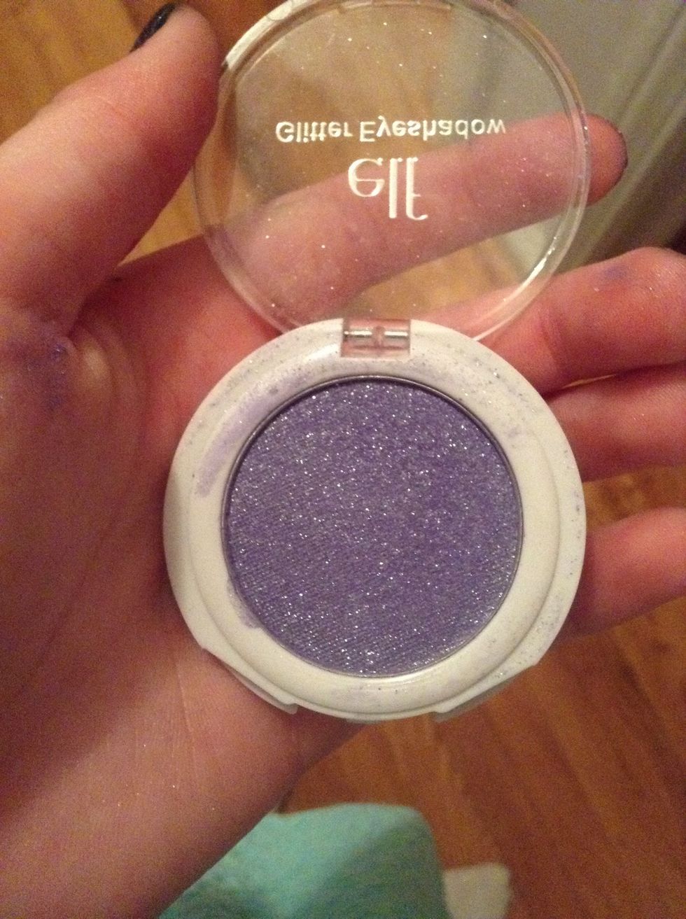 Add glitter eyeshadow