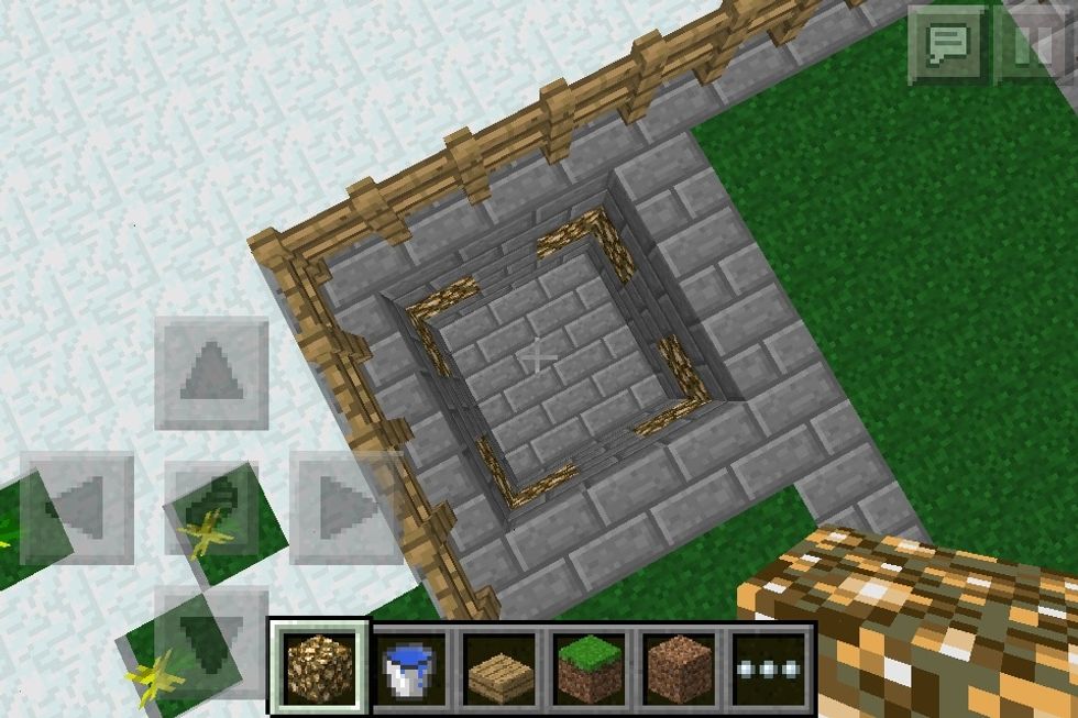 Add glowstone in the corners