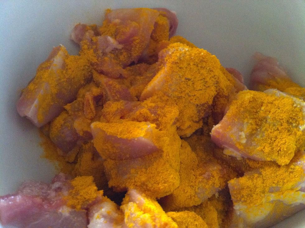 Add good quality turmeric powder or ground turmeric
