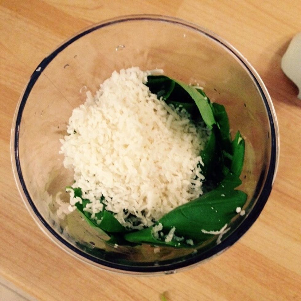 Add grated parmesan